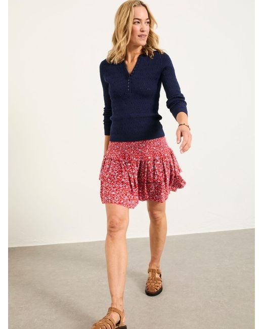 FatFace Red Fatface Maelle Skirt