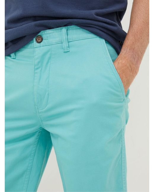 FatFace Blue Fatface Mawes Chino Shorts for men