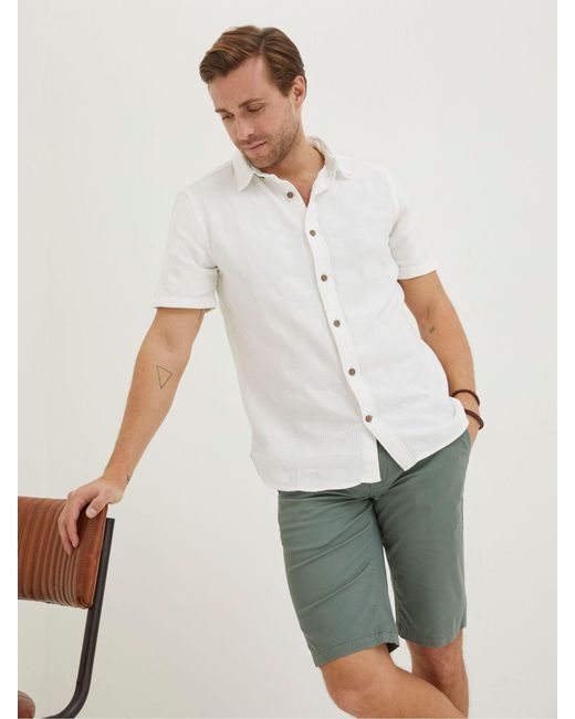 FatFace Green Fatface Mawes Chino Shorts for men