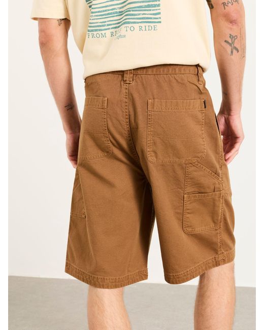 FatFace Brown Fatface Pascal Utility Shorts for men