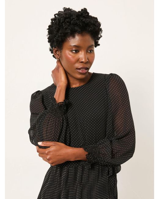 FatFace Black Fatface Darcy Regular Darcy Midi Dress