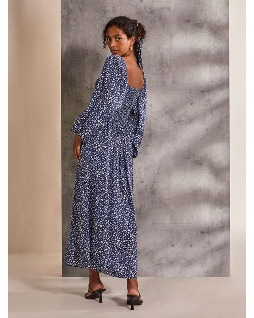 FatFace Blue Fatface Lola Mark Maker Midi Dress