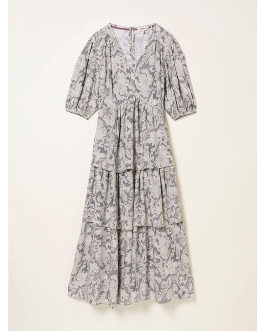 FatFace Natural Fatface Milly Petite Midi Dress
