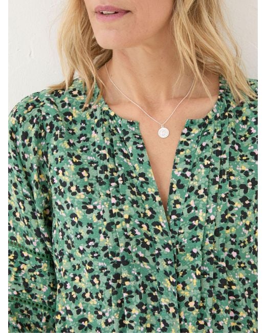 FatFace Green Fatface Joanna Floral Marks Dress