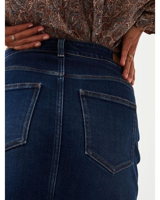 FatFace Blue Fatface Hope Denim Skirt