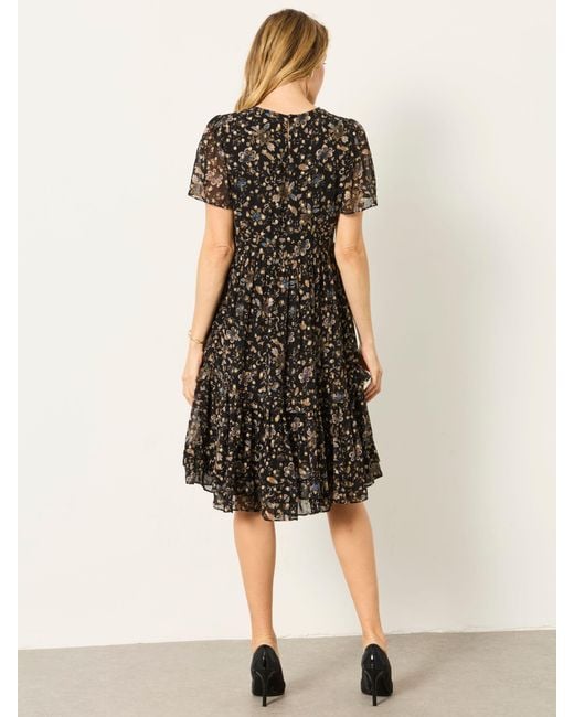 FatFace Natural Fatface Daisy Petite Printed Dress