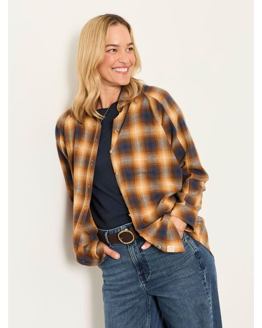 FatFace Blue Fatface Bessie Check Shirt
