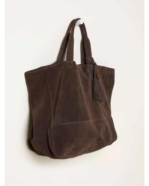 FatFace Brown Fatface Margot Suede Tote Bag