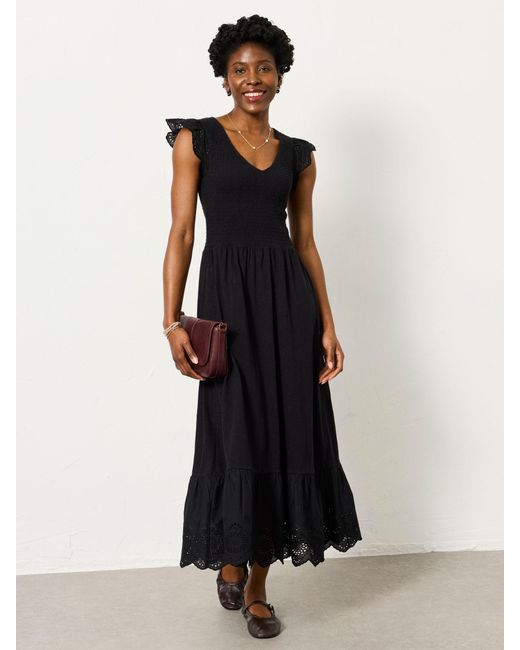 FatFace Blue Fatface Demi Petite Jersey Midi Dress