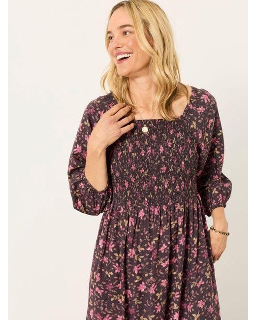 FatFace Pink Fatface Adele Midi Dress