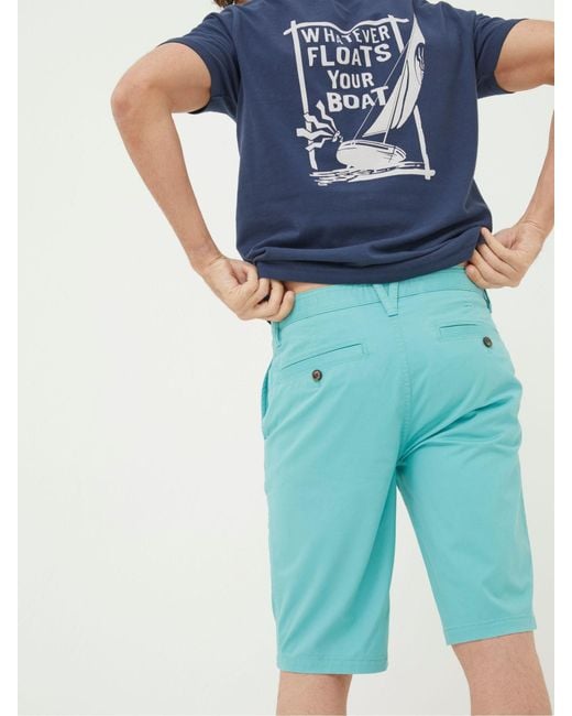 FatFace Blue Fatface Mawes Chino Shorts for men