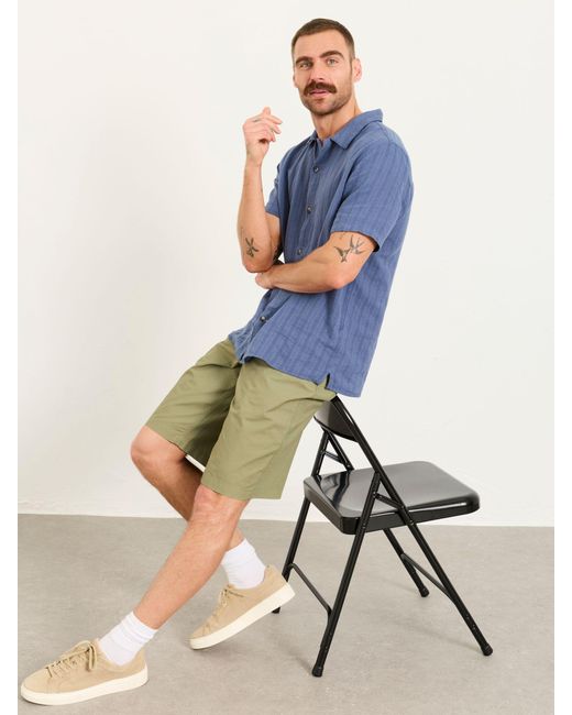 FatFace Green Fatface Ryde Utility Shorts for men