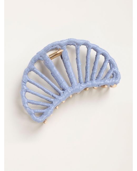 FatFace Blue Fatface Shell Wrapped Claw Clip
