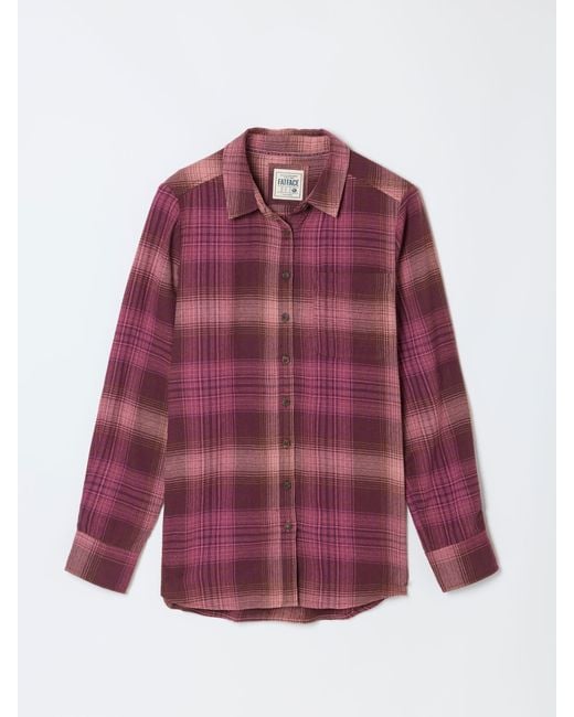 FatFace Red Fatface Olivia Check Shirt