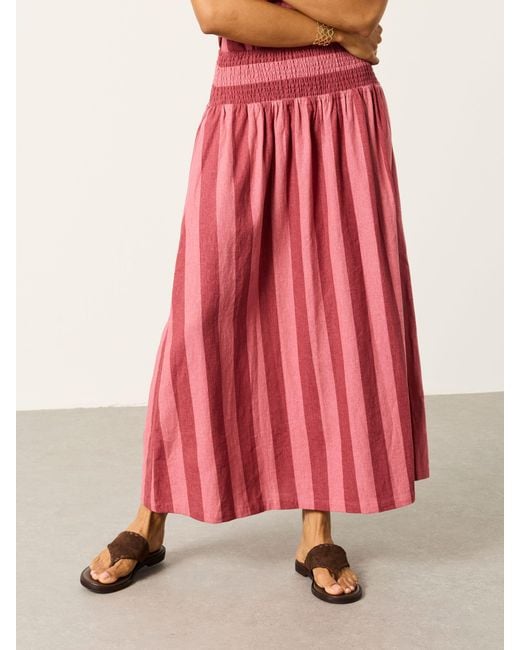 FatFace Pink Fatface Kit Midi Skirt