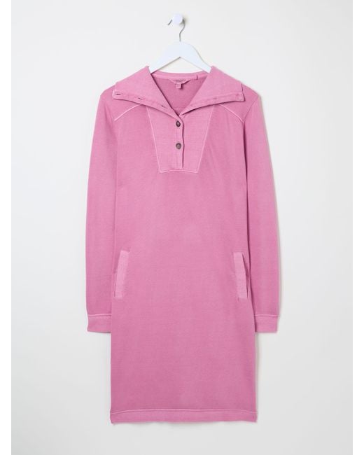 FatFace Pink Fatface 100% Cotton Willa Sweat Dress