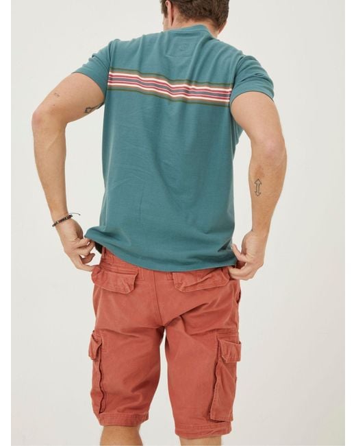 FatFace Green Fatface Breakyard Cargo Shorts for men