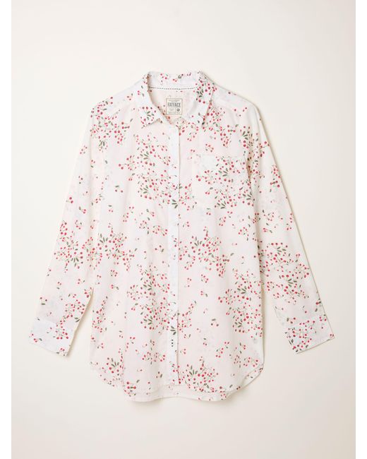 FatFace Natural Fatface Olivia Regular Shirt