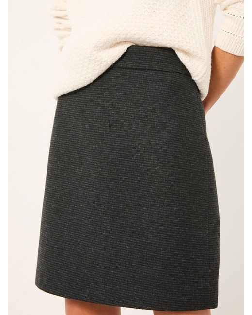 FatFace Natural Fatface Jess Tweed Mini Skirt