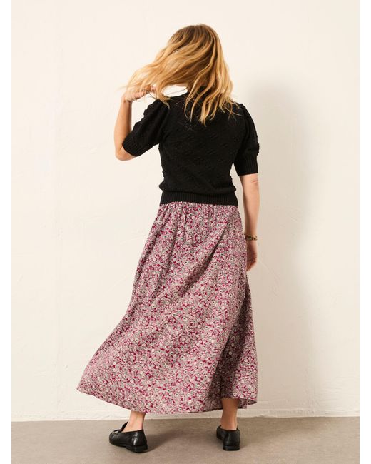 FatFace Multicolor Fatface Willow Midi Skirt