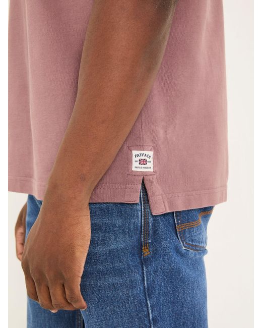 FatFace Red Fatface Pique Polo for men
