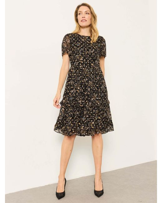 FatFace Natural Fatface Daisy Petite Printed Dress