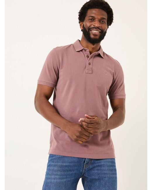 FatFace Red Fatface Pique Polo for men