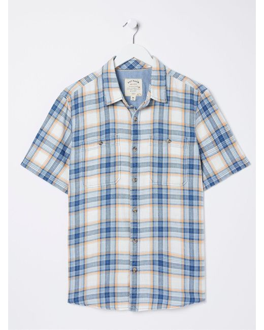 FatFace Blue Fatface Westly Check Shirt for men
