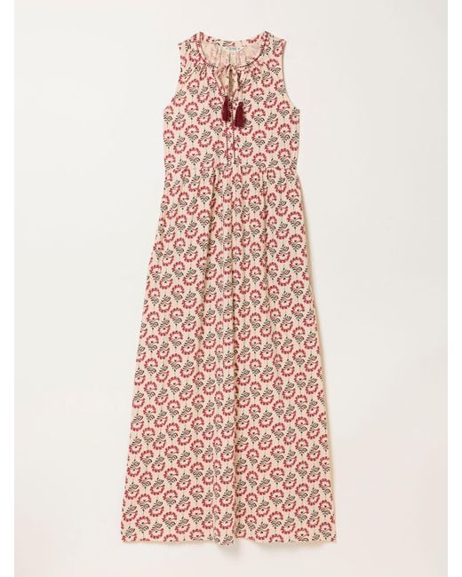 FatFace Green Fatface Elsa Jersey Maxi Dress