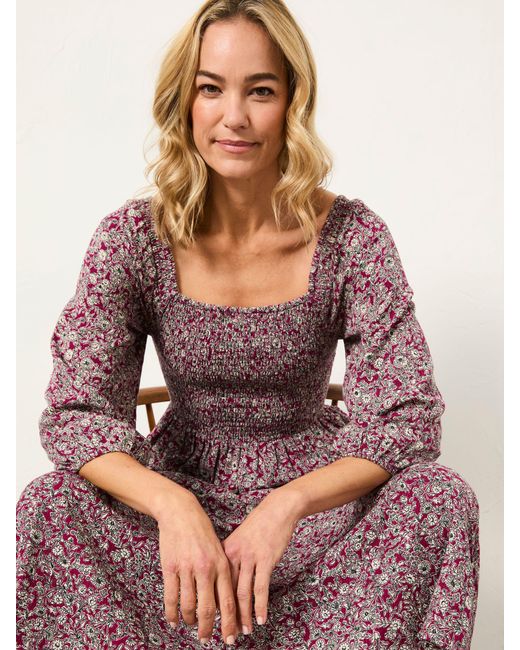 FatFace Pink Fatface Adele Petite Midi Dress