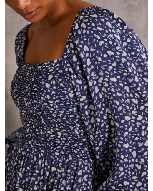 FatFace Blue Fatface Lola Mark Maker Midi Dress
