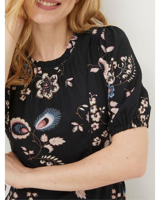 FatFace Black Fatface Shaney Fall Floral Dress