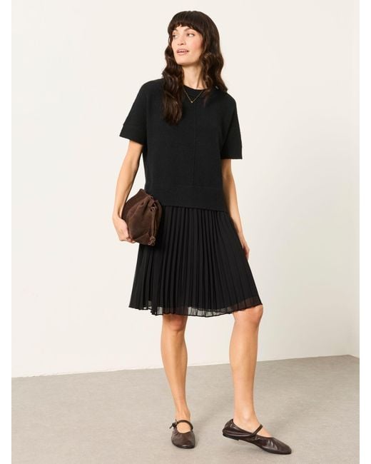 FatFace Black Fatface Susie 2In1 Midi Dress