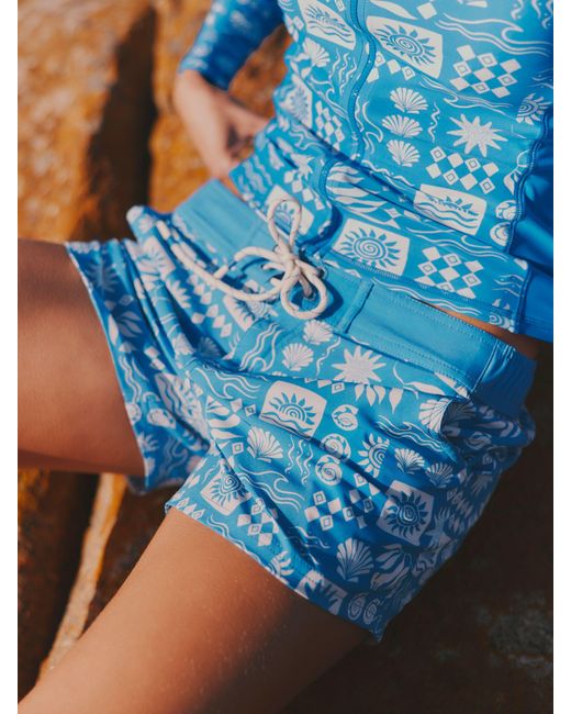 FatFace Blue Fatface Hove Board Short