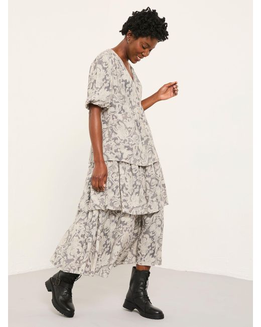 FatFace Natural Fatface Milly Petite Midi Dress