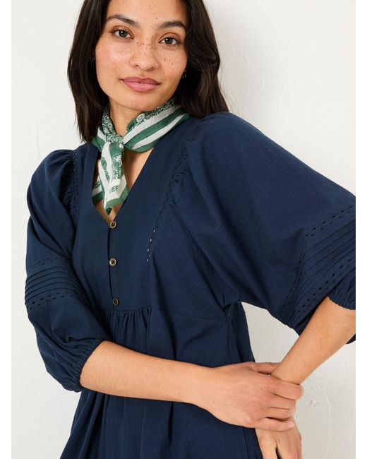 FatFace Blue Fatface Jess Midi Dress