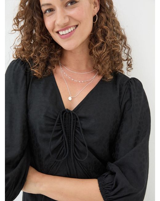 FatFace Black Fatface Libby Midi Dress