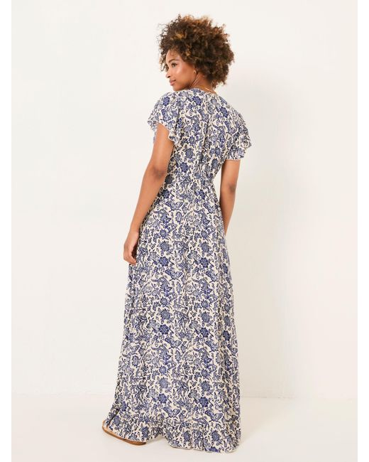 FatFace Brown Fatface Erin Beachwear Wrap Dress