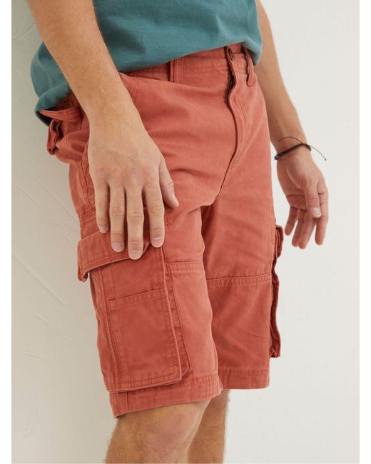 FatFace Green Fatface Breakyard Cargo Shorts for men