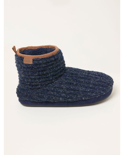 FatFace Blue Fatface Laurence Knit Boot for men