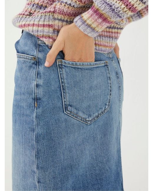FatFace Blue Fatface Hattie Denim Skirt