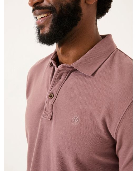 FatFace Red Fatface Pique Polo for men