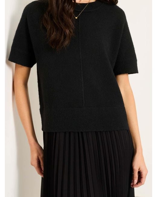 FatFace Black Fatface Susie Petite 2In1 Midi Dress