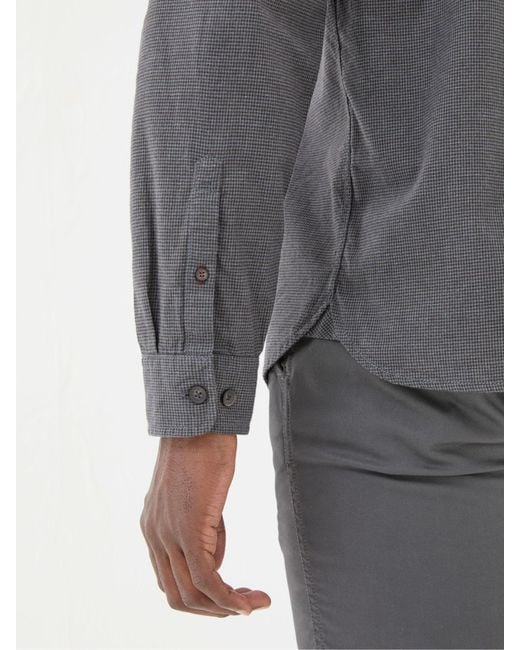FatFace Gray Fatface Tadlow Puppytooth Shirt for men