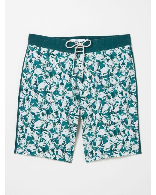 FatFace Blue Fatface Mcs Camber Crab Swim Shorts for men