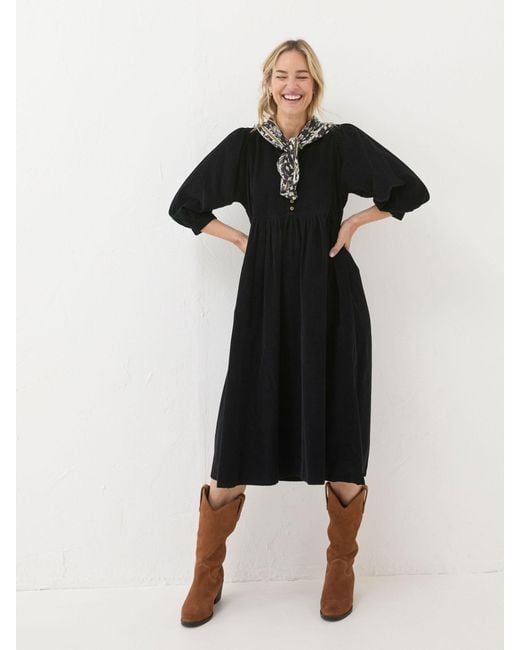 FatFace Black Fatface Ceil Check Dress