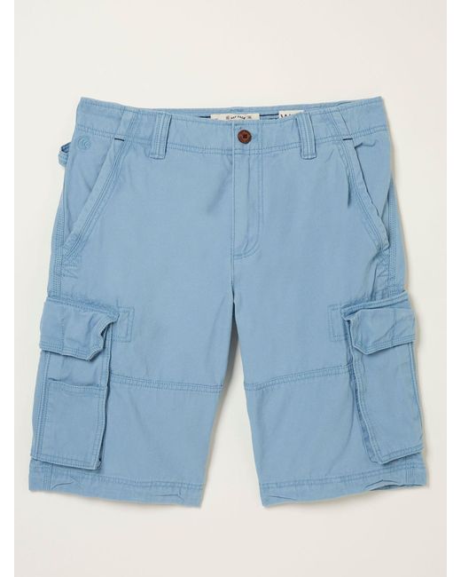 FatFace Blue Fatface Breakyard Cargo Shorts for men