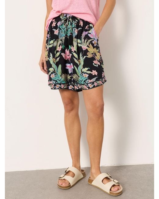 FatFace Multicolor Fatface Anna Tropical Longline Shorts