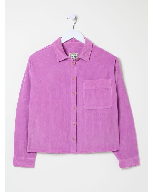 FatFace Pink Fatface Vivienne 100% Cotton Cord Shirt
