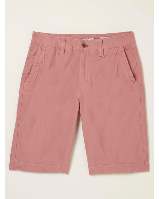 FatFace Pink Fatface Cove Flat Front Shorts for men